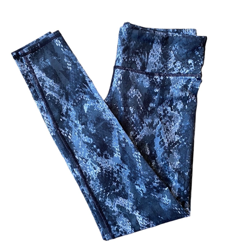 Alo Women's Snakeskin Leggings Small Athleisure